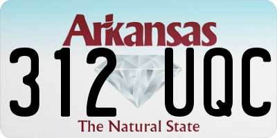 AR license plate 312UQC