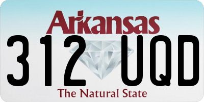 AR license plate 312UQD