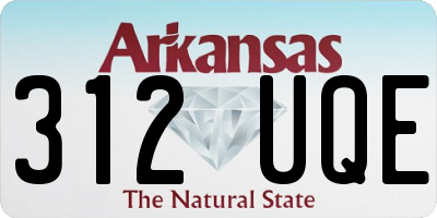 AR license plate 312UQE