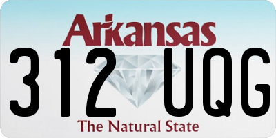 AR license plate 312UQG