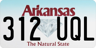 AR license plate 312UQL