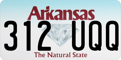 AR license plate 312UQQ