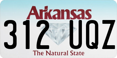 AR license plate 312UQZ