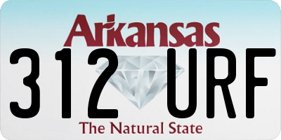 AR license plate 312URF