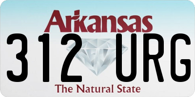 AR license plate 312URG