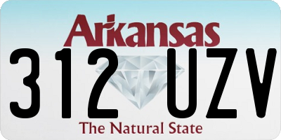 AR license plate 312UZV