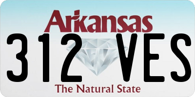 AR license plate 312VES