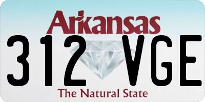 AR license plate 312VGE