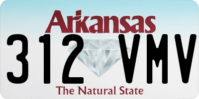 AR license plate 312VMV