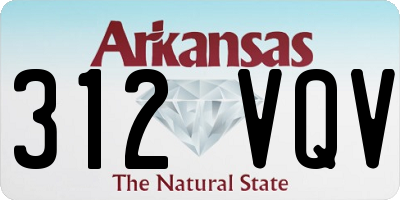 AR license plate 312VQV