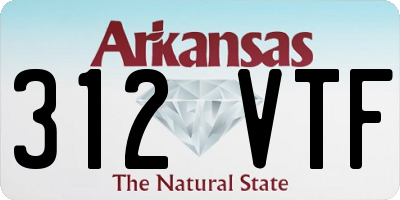 AR license plate 312VTF
