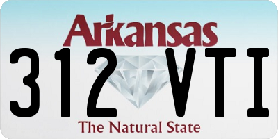 AR license plate 312VTI