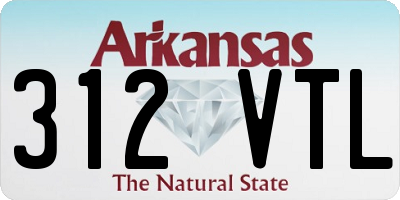 AR license plate 312VTL