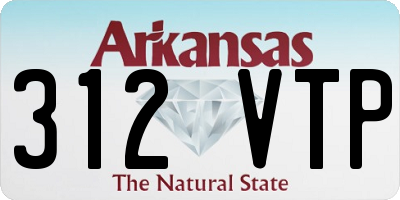 AR license plate 312VTP
