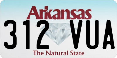 AR license plate 312VUA