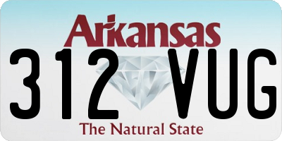 AR license plate 312VUG