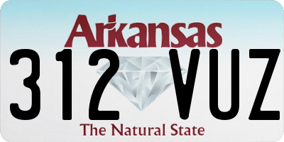 AR license plate 312VUZ