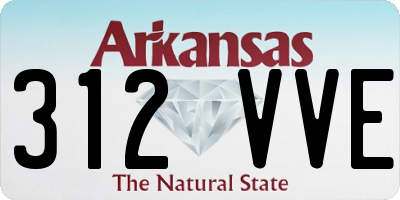 AR license plate 312VVE