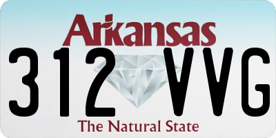 AR license plate 312VVG