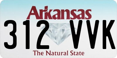 AR license plate 312VVK