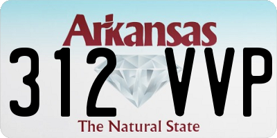 AR license plate 312VVP