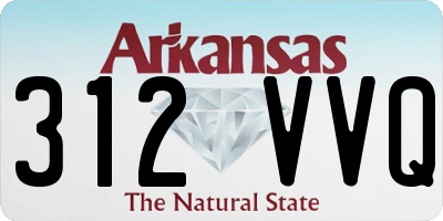 AR license plate 312VVQ