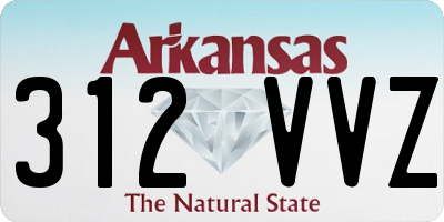 AR license plate 312VVZ