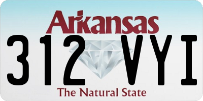 AR license plate 312VYI