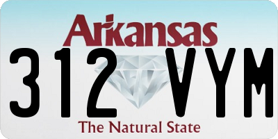 AR license plate 312VYM