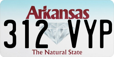 AR license plate 312VYP