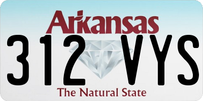 AR license plate 312VYS