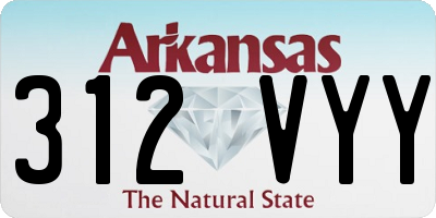 AR license plate 312VYY