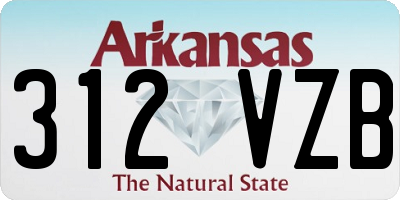 AR license plate 312VZB