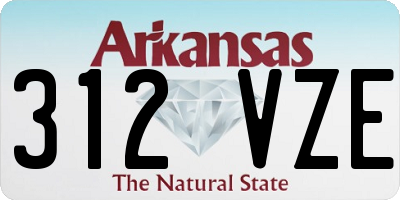 AR license plate 312VZE