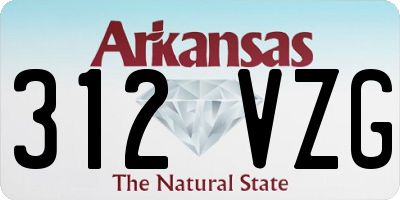 AR license plate 312VZG