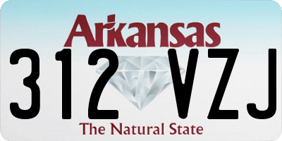 AR license plate 312VZJ