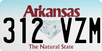 AR license plate 312VZM