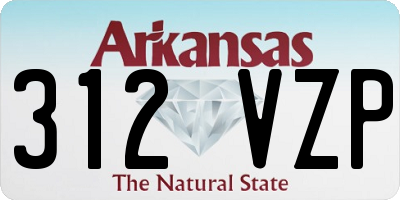 AR license plate 312VZP