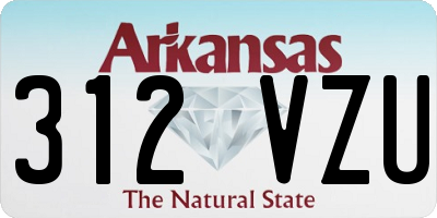 AR license plate 312VZU