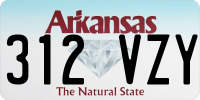 AR license plate 312VZY