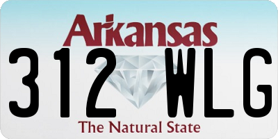 AR license plate 312WLG