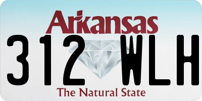 AR license plate 312WLH
