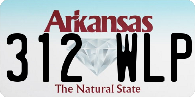 AR license plate 312WLP