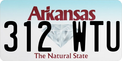AR license plate 312WTU