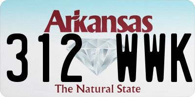 AR license plate 312WWK