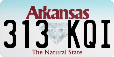 AR license plate 313KQI