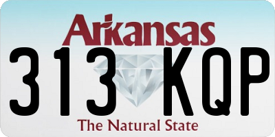 AR license plate 313KQP