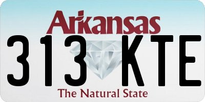 AR license plate 313KTE
