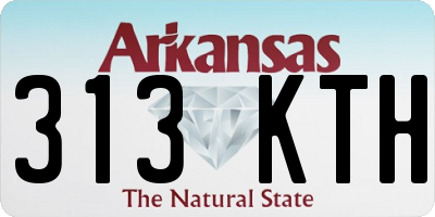 AR license plate 313KTH