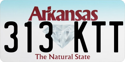 AR license plate 313KTT